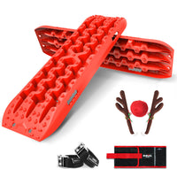 Thumbnail for X-BULL Recovery tracks 2PCS 4WD Sand Mud Snow Truck Gen3.0 With Reindeer Car Antlers