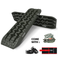 Thumbnail for X-BULL Recovery Tracks Boards 4x4 4WD 10T 2PCS Offroad Vehicle Sand Mud Gen3.0 Olive