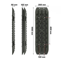 Thumbnail for X-BULL Recovery Tracks Boards 4x4 4WD 10T 2PCS Offroad Vehicle Sand Mud Gen3.0 Olive