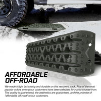 Thumbnail for X-BULL Recovery Tracks Boards 4x4 4WD 10T 2PCS Offroad Vehicle Sand Mud Gen3.0 Olive