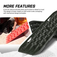 Thumbnail for X-BULL Recovery Tracks Boards 4x4 4WD 10T 2PCS Offroad Vehicle Sand Mud Gen3.0 Olive