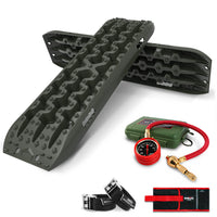 Thumbnail for X-BULL 4x4 Recovery Tracks Boards Sand Truck Mud 4WD Gen3.0 Green/ Tyre Tire Deflator