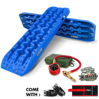 Thumbnail for X-BULL Recovery Tracks Boards Sand Truck Mud 4WD 4x4 Gen3.0 Blue/ Tyre Tire Deflator