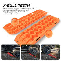 Thumbnail for X-BULL Recovery Tracks Boards Sand Truck Mud 4WD 4x4 Gen3.0 Orange/ Tyre Tire Deflator