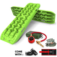 Thumbnail for X-BULL Recovery Tracks Boards Sand Truck Mud Snow 4WD 4x4 Gen3.0 Green/ Tyre Tire Deflator