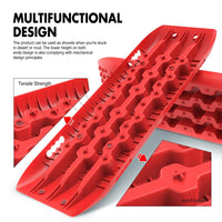 Thumbnail for X-BULL Recovery tracks 10T 2 Pairs/ Sand tracks/ Mud tracks/  Mounting Bolts Pins Gen 2.0 -Red