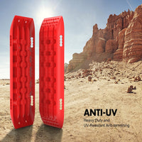 Thumbnail for X-BULL Recovery tracks 10T 2 Pairs/ Sand tracks/ Mud tracks/  Mounting Bolts Pins Gen 2.0 -Red