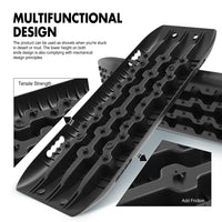 Thumbnail for X-BULL KIT1 Recovery track Board Traction Sand trucks strap mounting 4x4 Sand Snow Car BLACK