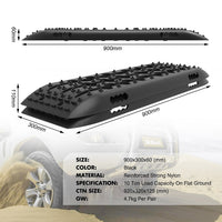 Thumbnail for X-BULL Recovery tracks Boards 10T 2 Pairs/ Sand / Mud / Snow Mounting Bolts Pins Gen 2.0 -Black