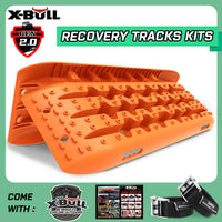 Thumbnail for X-BULL KIT1 Recovery track Board Traction Sand trucks strap mounting 4x4 Sand Snow Car ORANGE