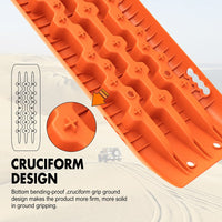 Thumbnail for X-BULL KIT1 Recovery track Board Traction Sand trucks strap mounting 4x4 Sand Snow Car ORANGE