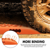 Thumbnail for X-BULL KIT1 Recovery track Board Traction Sand trucks strap mounting 4x4 Sand Snow Car ORANGE