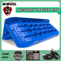 Thumbnail for X-BULL KIT1 Recovery track Board Traction Sand trucks strap mounting 4x4 Sand Snow Car BLUE