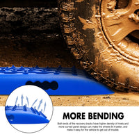 Thumbnail for X-BULL KIT1 Recovery track Board Traction Sand trucks strap mounting 4x4 Sand Snow Car BLUE