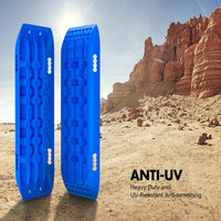 Thumbnail for X-BULL 4X4 Recovery tracks 10T 2 Pairs/ Sand tracks/ Mud tracks/  Mounting Bolts Pins Gen 2.0 -Blue