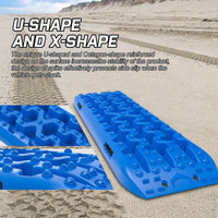 Thumbnail for X-BULL Recovery tracks Boards 10T 2 Pairs Sand Mud Snow With Mounting Bolts pins Blue