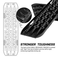 Thumbnail for X-BULL Recovery tracks Boards 10T 2 Pairs Sand Mud Snow With Mounting Bolts pins Black