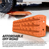 Thumbnail for X-BULL Recovery tracks Boards 10T 2 Pairs Sand Mud Snow With Mounting Bolts pins Orange