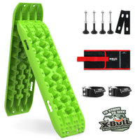 Thumbnail for X-BULL 2PCS Recovery Tracks Snow Tracks Mud tracks 4WD With 4PC mounting bolts Green