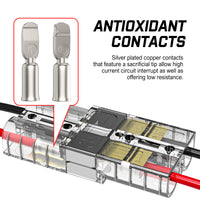 Thumbnail for X-BULL 10 x 50A Anderson Style Plug Copper Connectors Terminals Pack Caravan Trailer Solar