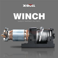 Thumbnail for X-BULL Electric Winch 3000LBS Steel Wire Cable 12V Boat ATV 4WD Winch Trailer 10 Units