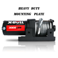 Thumbnail for X-BULL Electric Winch 3000lbs/1360kg Wireless 12V Steel Cable ATV 4WD BOAT 4X4