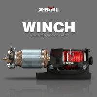 Thumbnail for X-BULL 12V Electric Winch Boat 3000LBS Synthetic Rope Wireless Remote ATV 4WD 2 Units