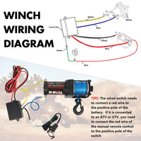 Thumbnail for X-BULL 12V Electric Winch 3000LB ATV Winch Boat Trailer Winch Synthetic Rope