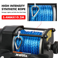 Thumbnail for X-BULL 12V Electric Winch 3000LB ATV Winch Boat Trailer Winch Synthetic Rope