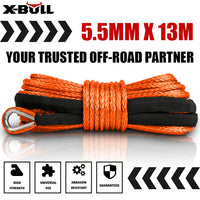 Thumbnail for X-BULL 12V Electric Winch 5000LBS Wireless Steel Cable ATV Boat With 13M Synthetic Rope