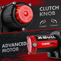 Thumbnail for X-BULL 12V Electric Winch 5000LBS Wireless Steel Cable ATV Boat With 13M Synthetic Rope