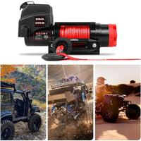 Thumbnail for X-BULL Electric Winch 6000LBS 12V BOAT Synthetic Rope Wireless Remote 4WD ATV UTV