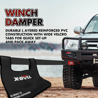 Thumbnail for X-BULL 4WD Recovery Kit Kinetic Recovery Rope With 14500LBS Electric Winch 12V Winch 4WD 4X4 Offroad