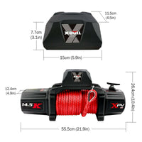 Thumbnail for X-BULL Electric Winch 12V Synthetic Rope Wireless 14500LB Remote 4X4 4WD Boat