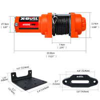 Thumbnail for X-BULL Electric Winch 12v Synthetic Rope 4500LBS Wireless Remote ATV UTV 2041KG