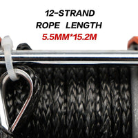 Thumbnail for X-BULL Electric Winch 12v Synthetic Rope 4500LBS Wireless Remote ATV UTV 2041KG