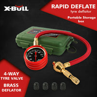 Thumbnail for X-BULL Tyre Deflator Tire Air Deflators Rapid With Pressure Gauge Valve Tool 4WD