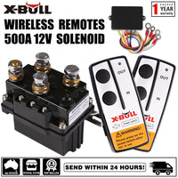 Thumbnail for X-BULL Winch Solenoid Relay 12V 500A Winch Controller Twin Wireless Remote4WD4x4