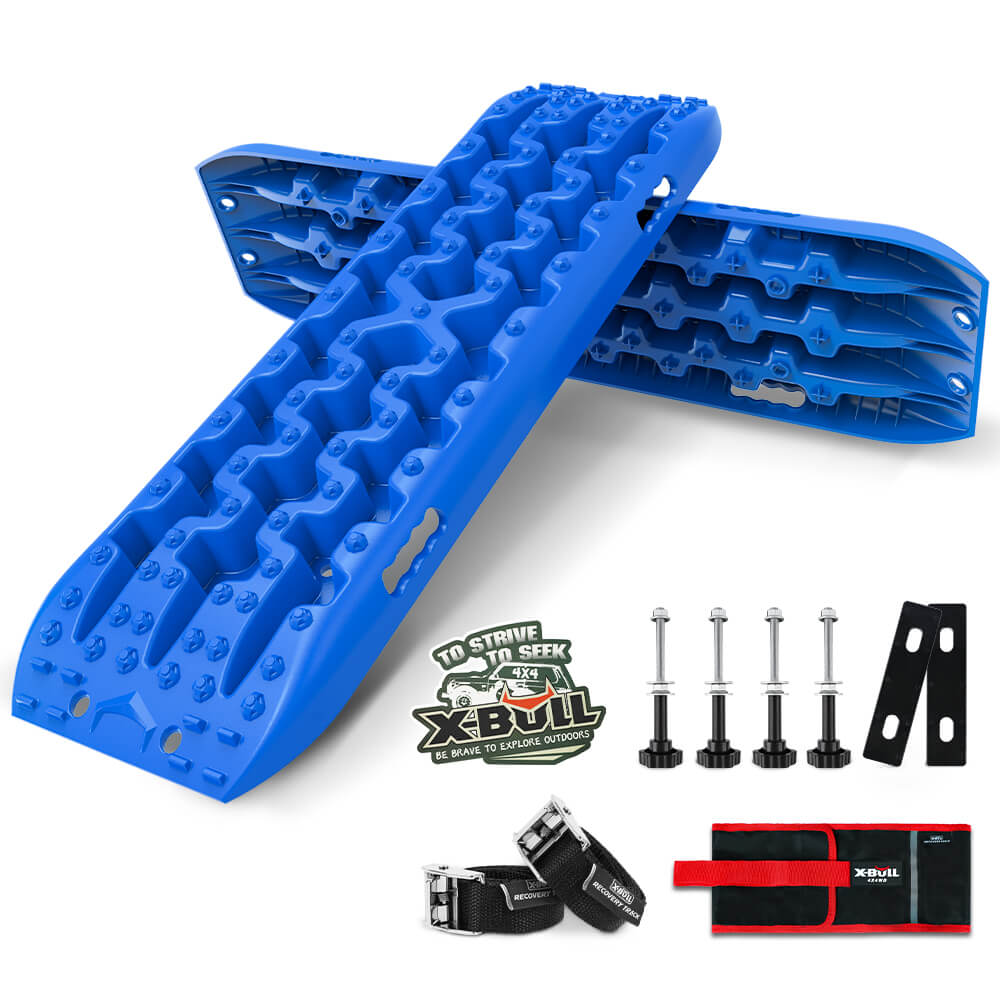 X-BULL Recovery tracks Sand tracks KIT Carry bag mounting pin Sand/Snow/Mud 10T 4WD-BLUE Gen3.0