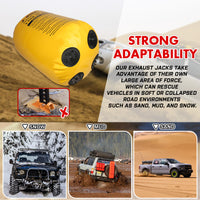 Thumbnail for X-BULL Exhaust Jack Air Jack Rescue Kit/ 2PCS Recovery Tracks Boards  4x4 4WD Gen2.0