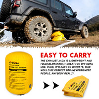 Thumbnail for X-BULL Exhaust Jack Air Jack Rescue Kit/ 2PCS Recovery Tracks Boards  4x4 4WD Gen2.0