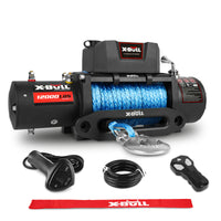 Thumbnail for X-BULL Electric Winch 12V 12000LBS/5454kg 26M Synthetic Rope Wireless Remote 4WD 4X4