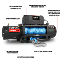 Thumbnail for X-BULL Electric Winch 12V 12000LBS/5454kg 26M Synthetic Rope Wireless Remote 4WD 4X4