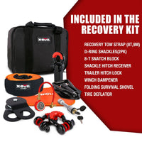 Thumbnail for X-BULL Winch Recovery Kit 13PCS Recovery tracks /Snatch Strap Off Road 4X4