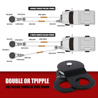 Thumbnail for X-BULL 4WD Recovery Kit Snatch Strap / Recovery Tracks Gen3.0/ Mounting pins