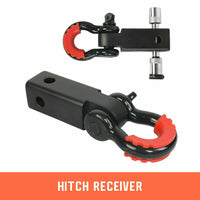 Thumbnail for X-BULL Winch Recovery Kit 11PCS 4WD 4x4 Pack Off Road Snatch Strap Essential