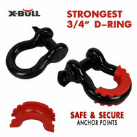 Thumbnail for X-BULL Winch Recovery Kit 11PCS 4WD 4x4 Pack Off Road Snatch Strap Essential