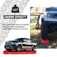 Thumbnail for X-BULL Recovery tracks Sand tracks 2pcs 10T Sand / Snow / Mud 4WD Gen 3.0 - Red