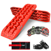 Thumbnail for X-BULL Recovery tracks Sand tracks 2pcs 10T Sand / Snow / Mud 4WD Gen 3.0 - Red