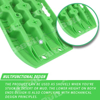 Thumbnail for X-BULL Recovery tracks Sand tracks 2 Pairs Sand / Snow / Mud 10T 4WD Gen 3.0 - Green